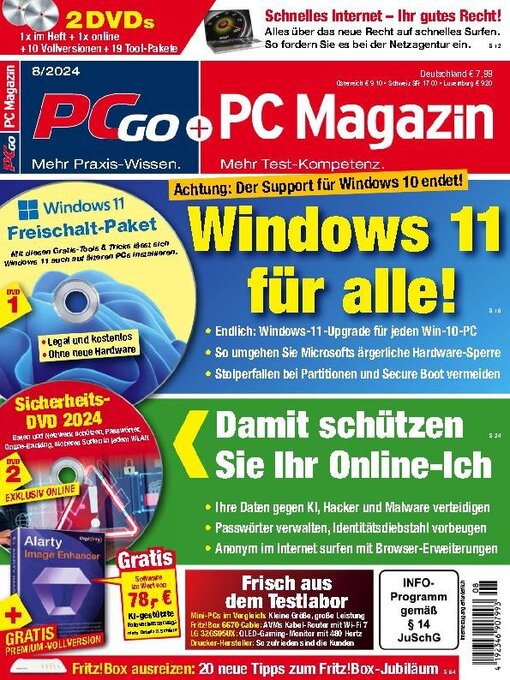 Title details for PC Magazin/PCgo by Weka Media Publishing GmbH - Available